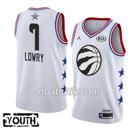 NBA Børn Trøje Toronto Raptors Kyle Lowry 7 2019 All-Star Jordan Brand Hvid Swingman NBA Børn Trøje Toronto Raptors Kyle Lowry 7 2019 All-Star Jordan Brand Hvid Swingman